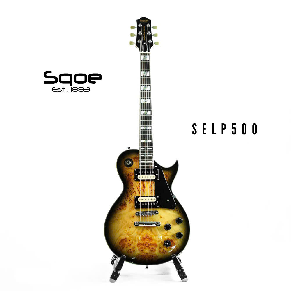 Đàn Guitar Điện Sqoe SELP500, Yellow
