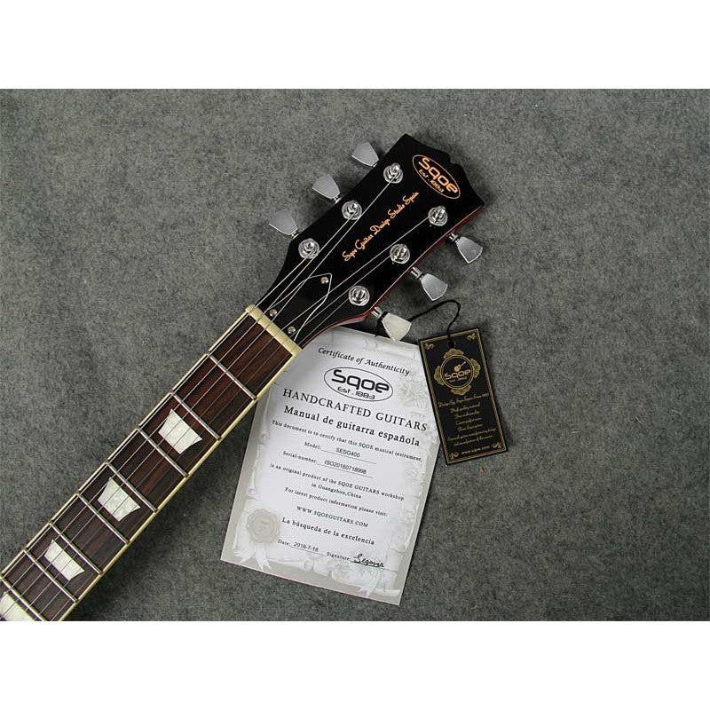 Đàn Guitar Điện Sqoe SESG400, Red