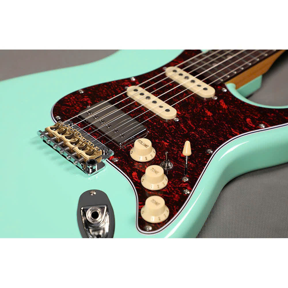 Đàn Guitar Điện Sqoe SEST1000, Mint Green