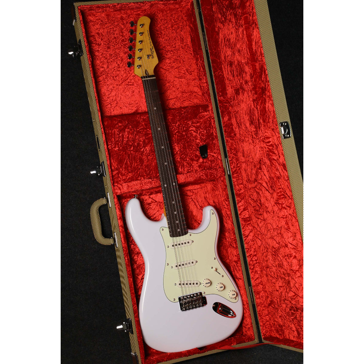 Đàn Guitar Điện Sqoe SEST1002, Cream White