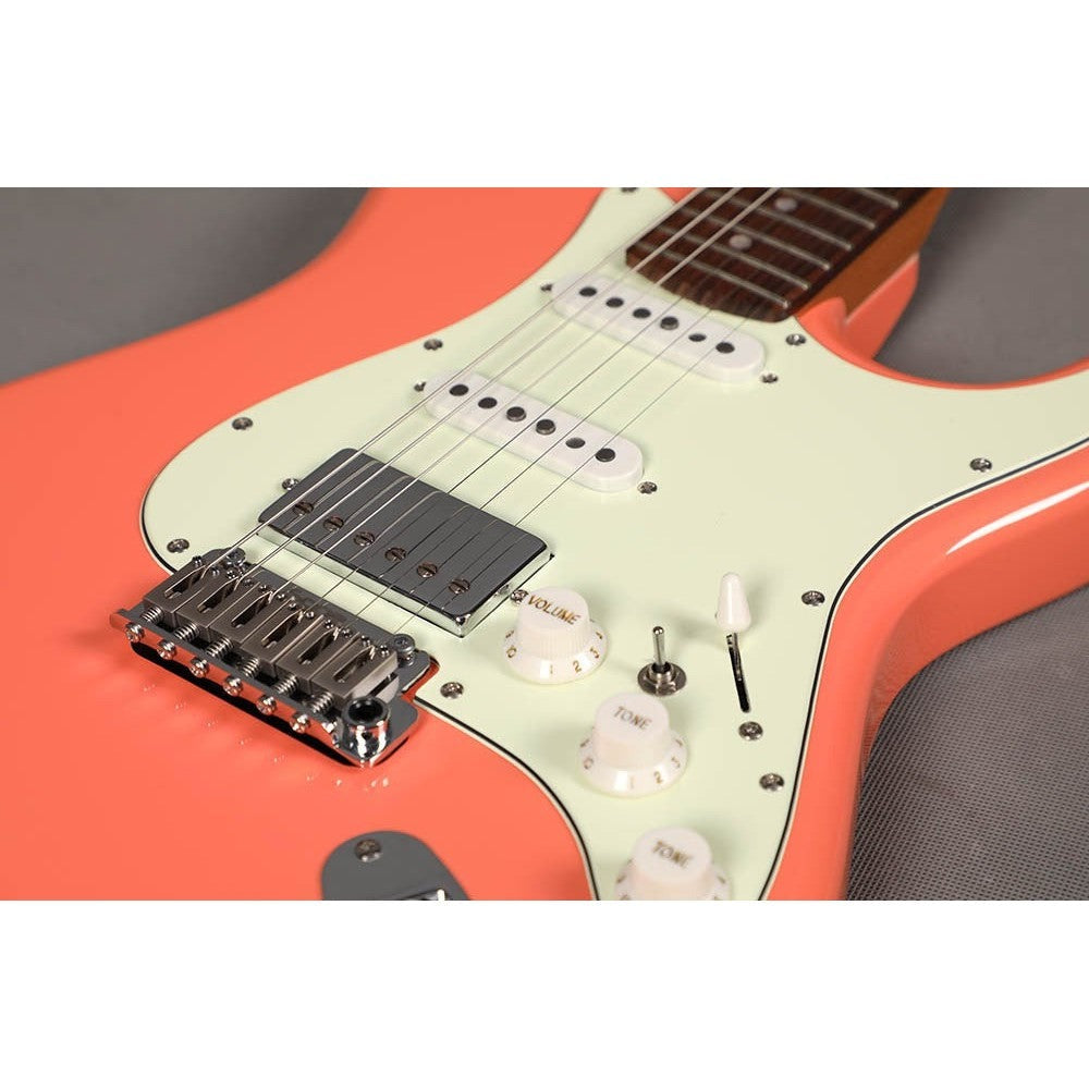 Đàn Guitar Điện Sqoe SEST700, Shell Pink