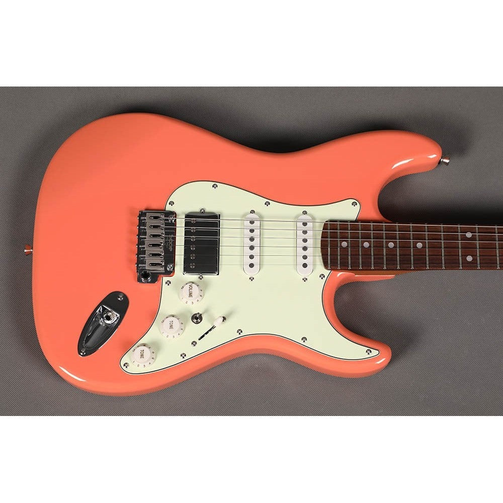 Đàn Guitar Điện Sqoe SEST700, Shell Pink