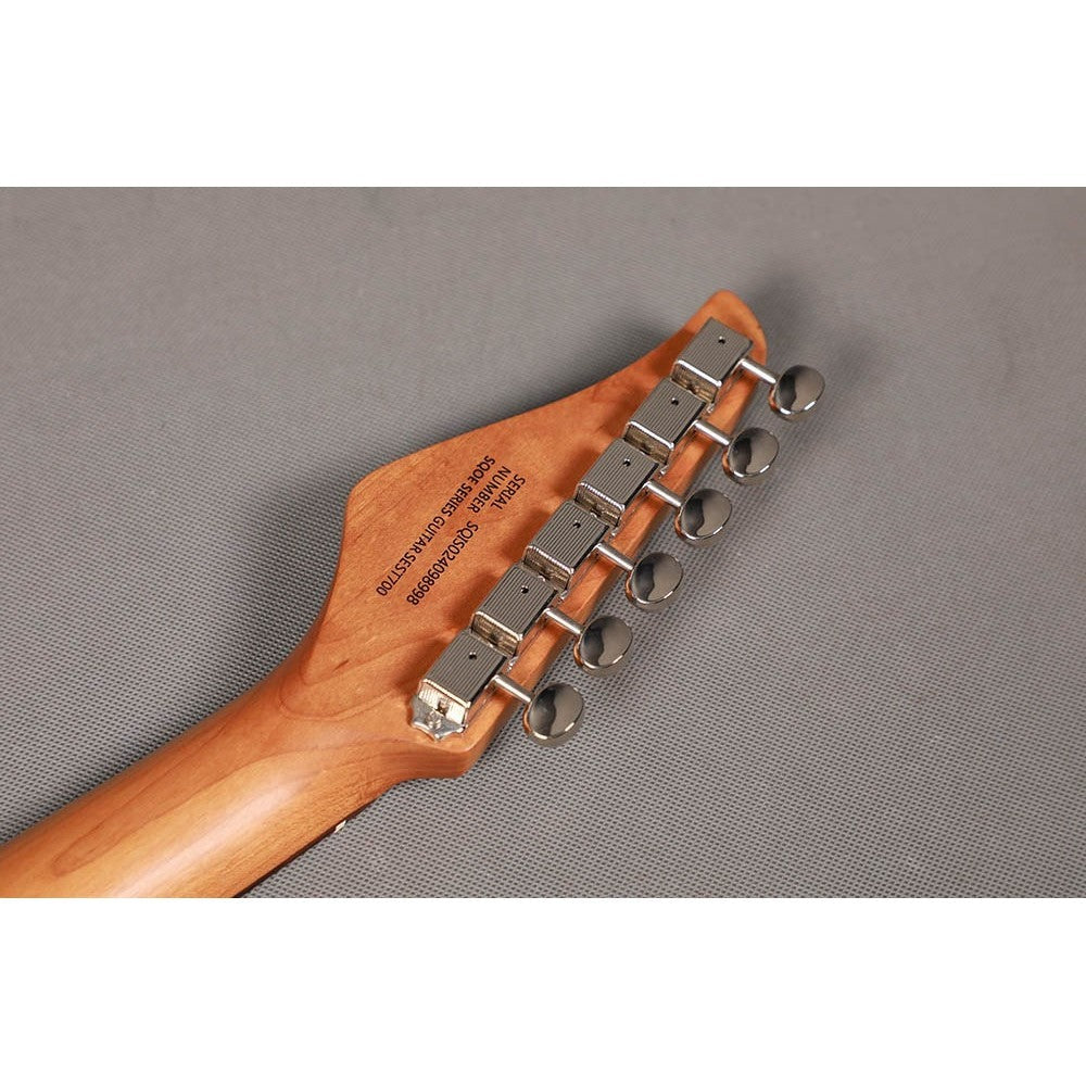 Đàn Guitar Điện Sqoe SEST700, Spacetime Shiny Gold