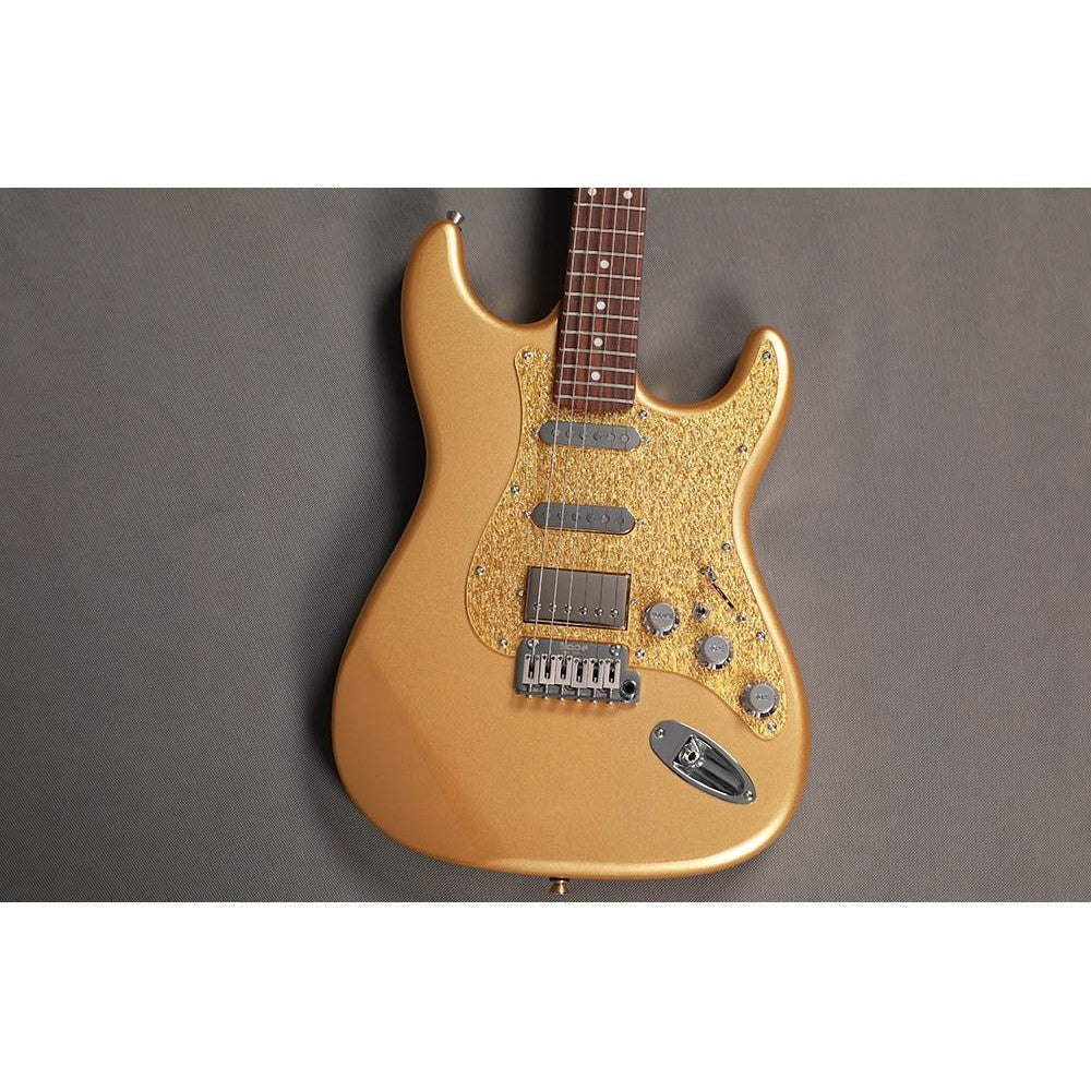 Đàn Guitar Điện Sqoe SEST700, Spacetime Shiny Gold