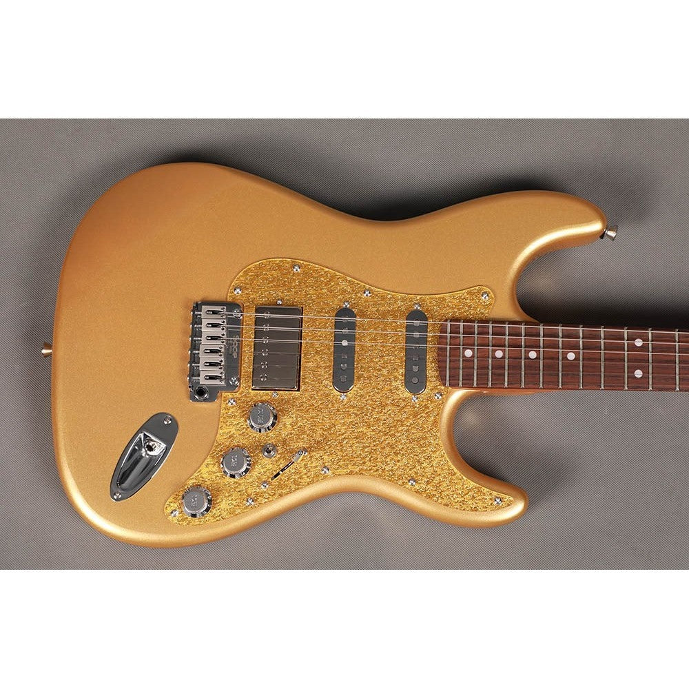 Đàn Guitar Điện Sqoe SEST700, Spacetime Shiny Gold
