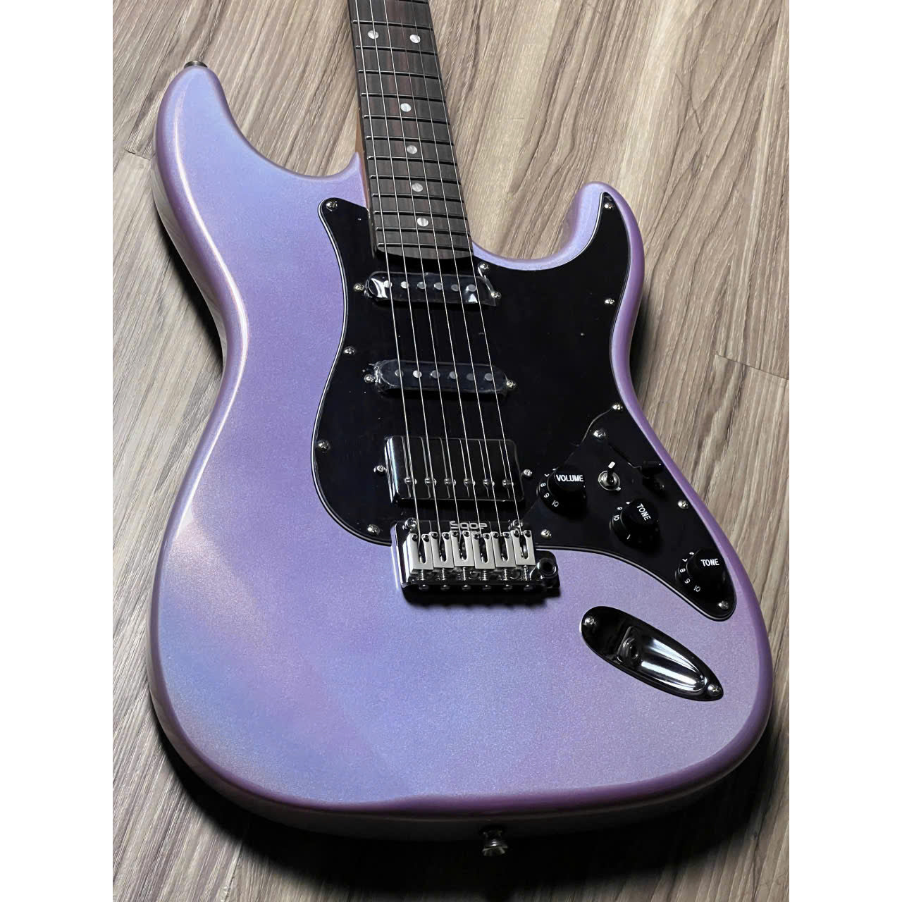 Đàn Guitar Điện Sqoe SEST750, Aurora Purple