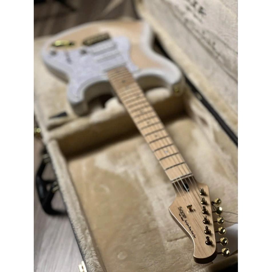 Đàn Guitar Điện Sqoe SEST900, White Burst