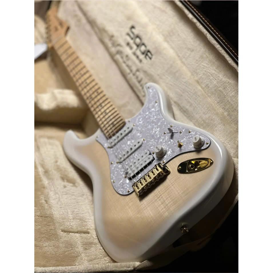 Đàn Guitar Điện Sqoe SEST900, White Burst