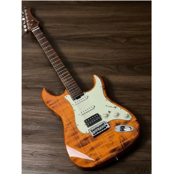 Đàn Guitar Điện Sqoe SEST980, Tiger