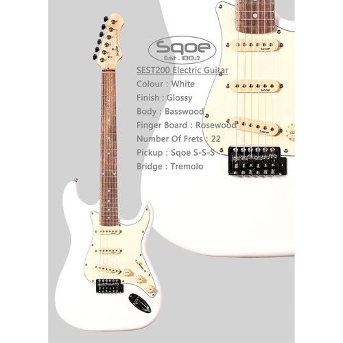 Đàn Guitar Điện Sqoe Stratocaster SEST200