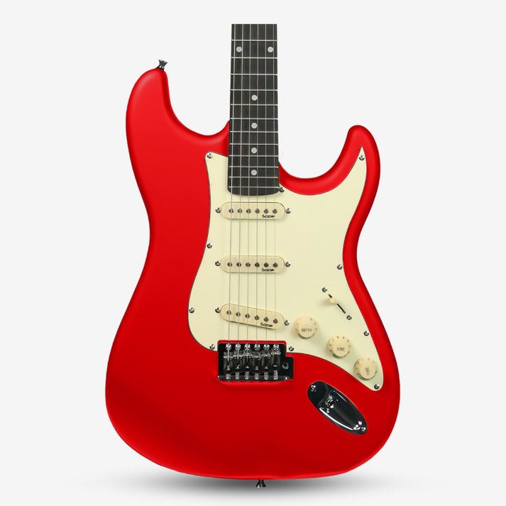 Đàn Guitar Điện Sqoe Stratocaster SEST202, Red