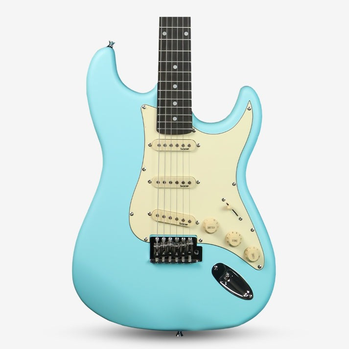 Đàn Guitar Điện Sqoe Stratocaster SEST202, Sky Blue
