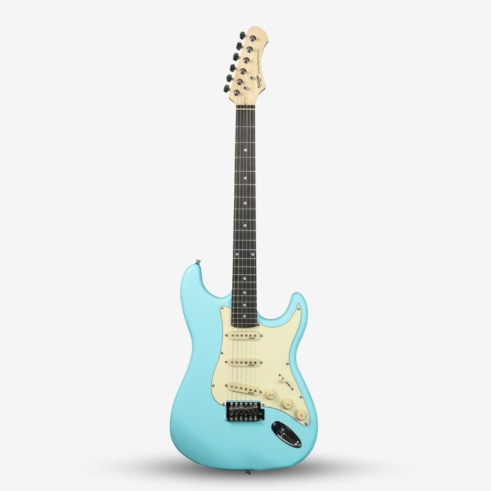 Đàn Guitar Điện Sqoe Stratocaster SEST202, Sky Blue