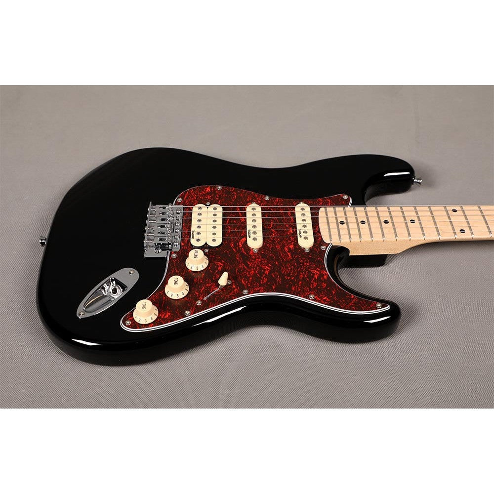 Đàn Guitar Điện Sqoe Stratocaster SEST250, Black
