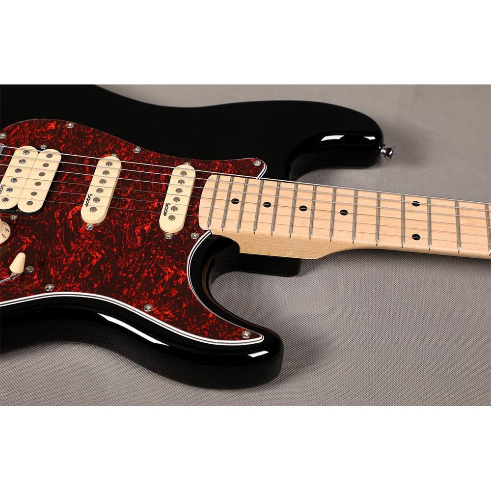 Đàn Guitar Điện Sqoe Stratocaster SEST250, Black