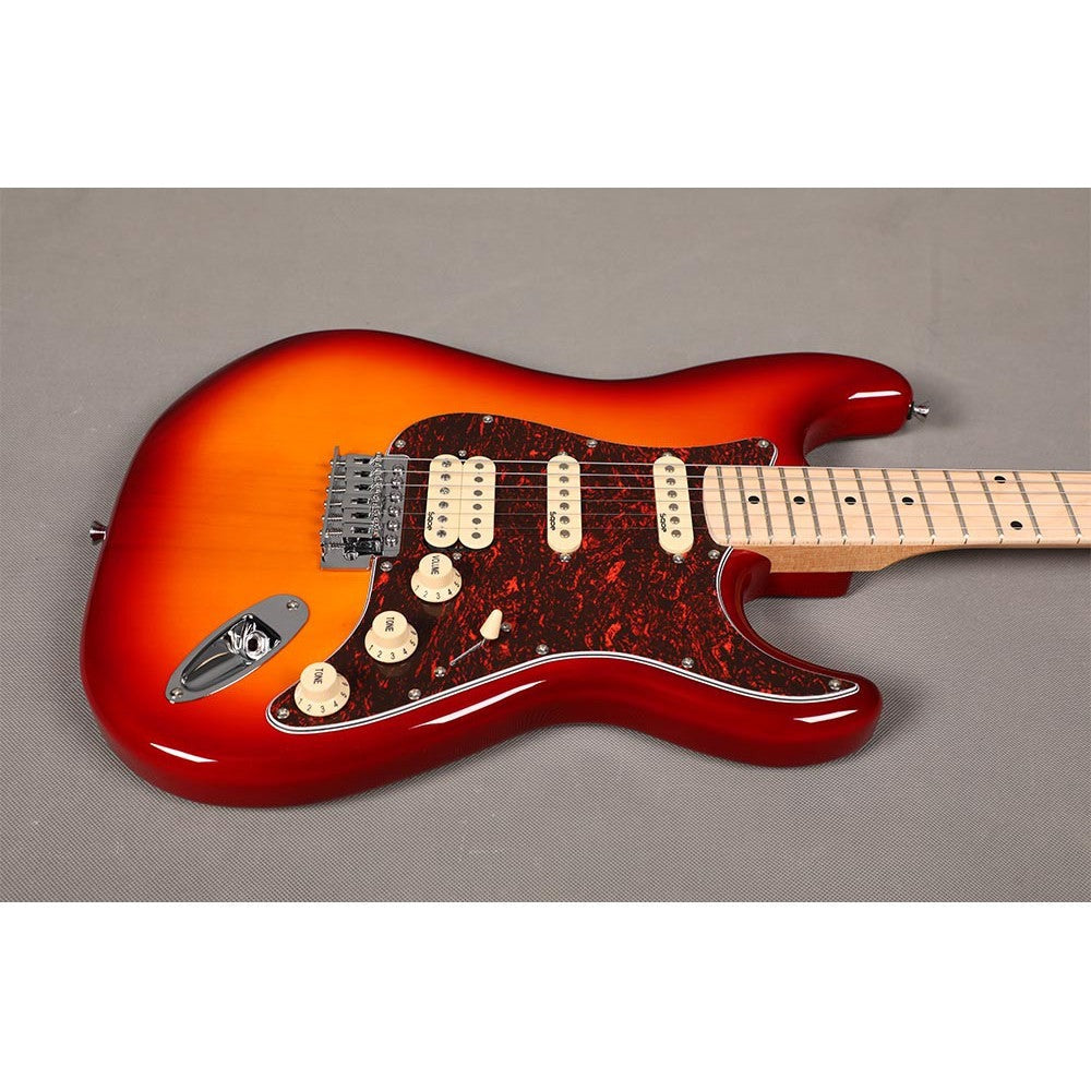 Đàn Guitar Điện Sqoe Stratocaster SEST250, Cherry Sunburst