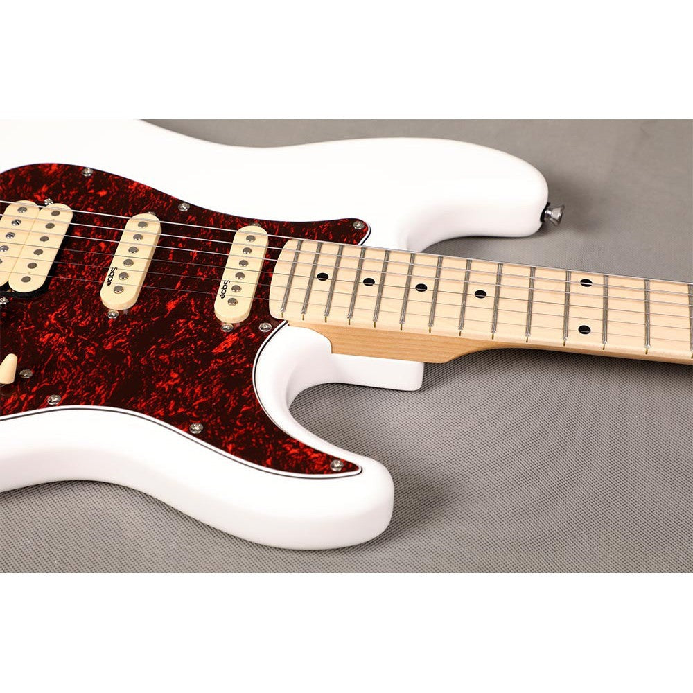 Đàn Guitar Điện Sqoe Stratocaster SEST250, White