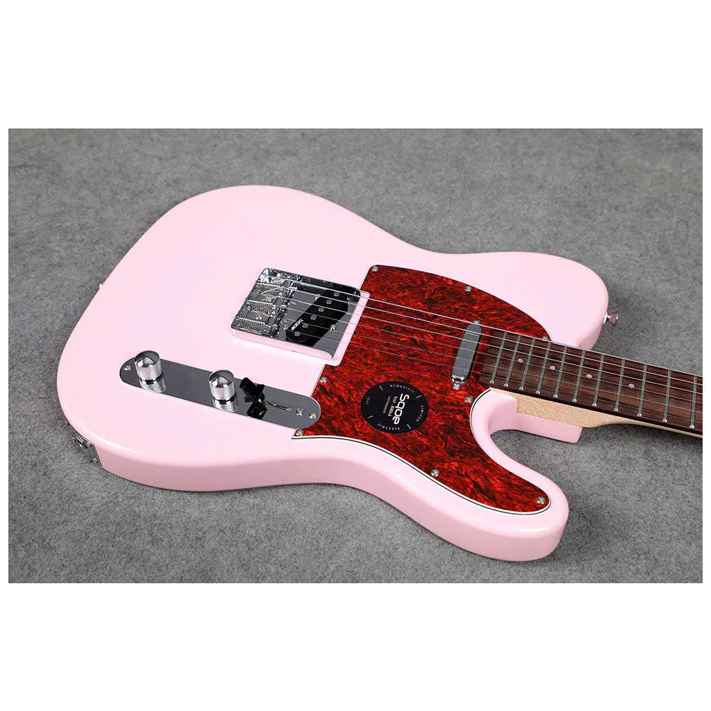 Đàn Guitar Điện Sqoe Telecaster SETL300, Pink