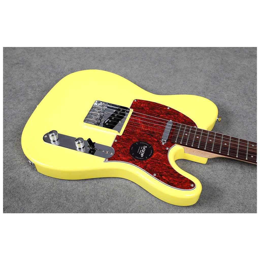 Đàn Guitar Điện Sqoe Telecaster SETL300, Yellow