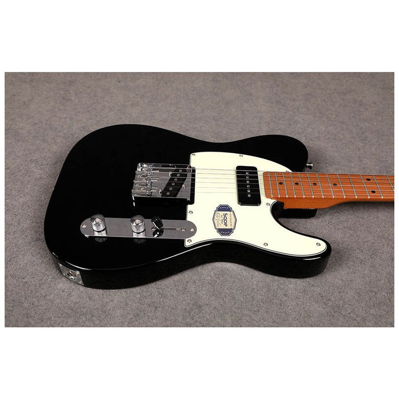 Đàn Guitar Điện Sqoe Telecaster SETL400, Black
