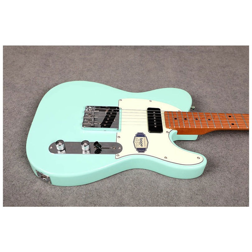 Đàn Guitar Điện Sqoe Telecaster SETL400, Green