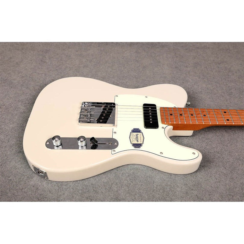 Đàn Guitar Điện Sqoe Telecaster SETL400, White