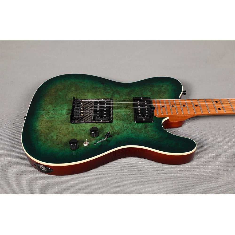 Đàn Guitar Điện Sqoe Telecaster SETL650, Green Forest