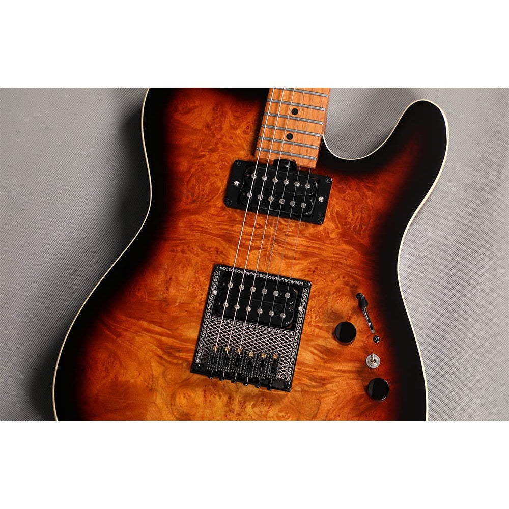 Đàn Guitar Điện Sqoe Telecaster SETL650, Lava Black Gradient