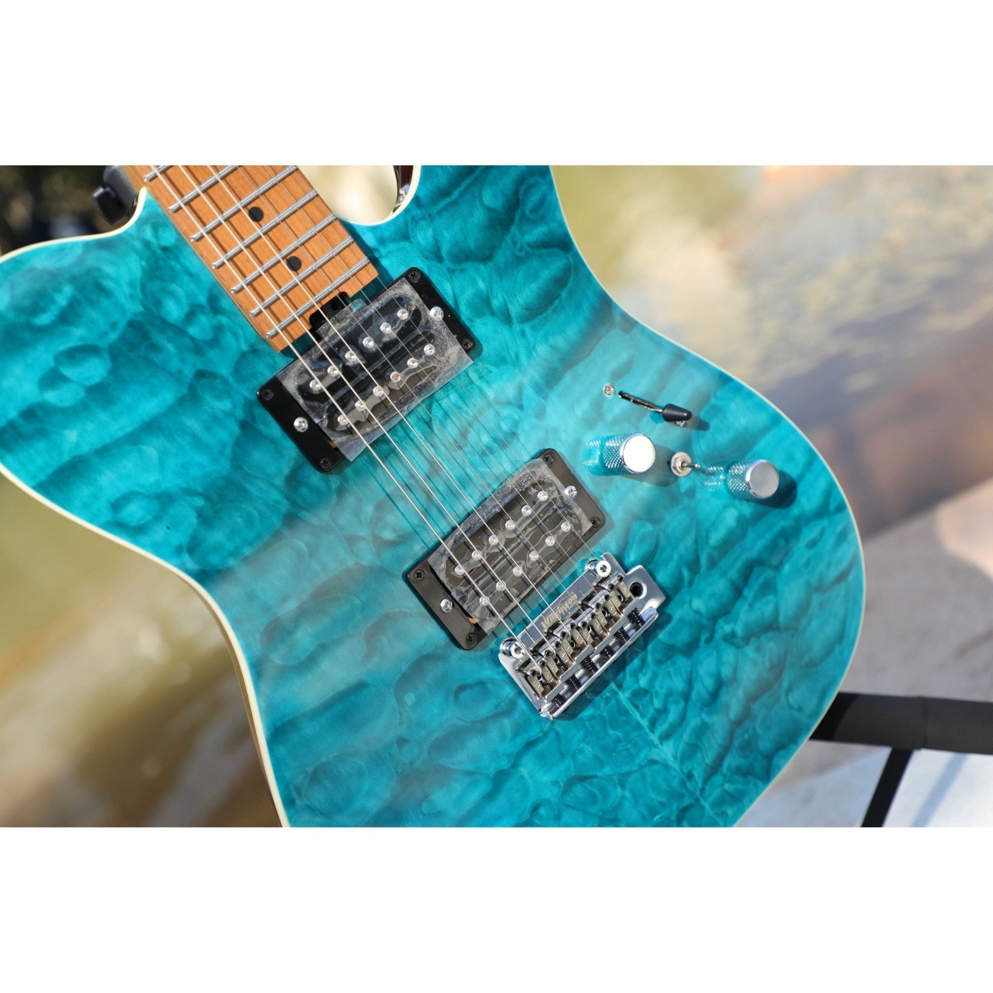 Đàn Guitar Điện Sqoe Telecaster SETL900, Cobalt Blue