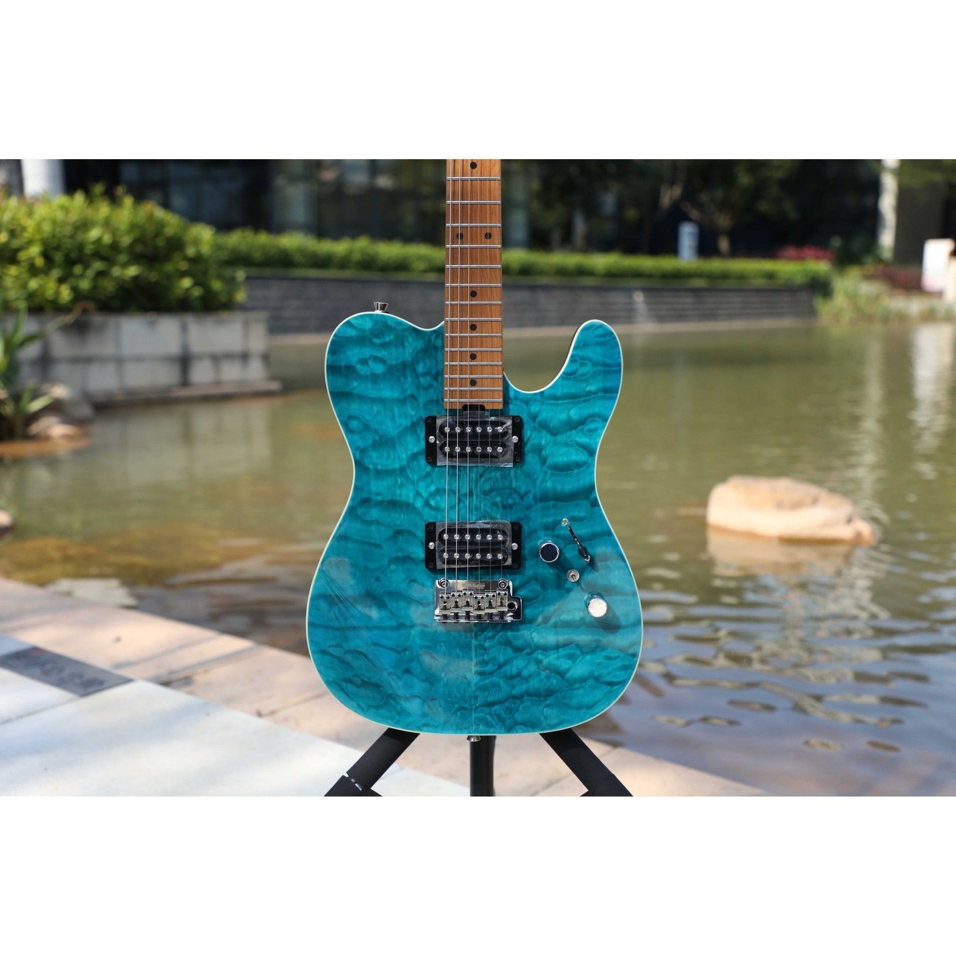 Đàn Guitar Điện Sqoe Telecaster SETL900, Cobalt Blue