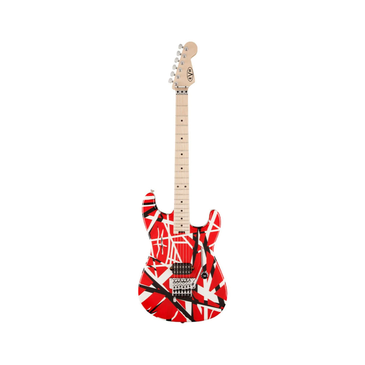 Đàn Guitar Điện Charvel EVH Art Series H, Maple Fingerboard, Red/White/Black