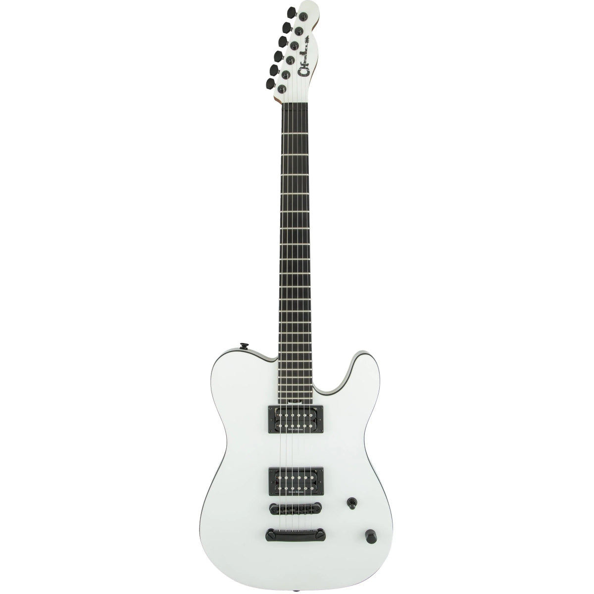 Đàn Guitar Điện Charvel Joe Duplantier Signature Pro-Mod San Dimas Style 2 HH, Ebony Fingerboard, Satin White