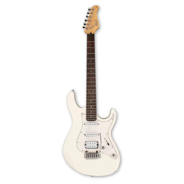 Đàn Guitar Điện Cort G110 HSS Electric Guitar, White