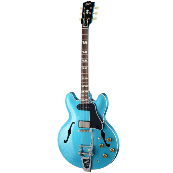 Đàn Guitar Điện Gibson 1964 ES-345 Reissue with Bigsby Sapphire Mist HS, Rosewood Fingerboard, Sapphire Mist