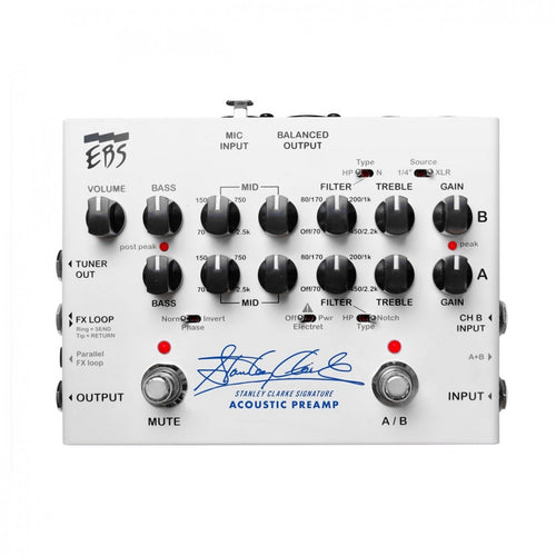EBS Stanley Clarke’s Signature Acoustic Preamp Pedal