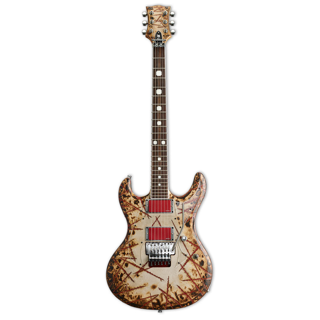 Đàn Guitar Điện ESP E-II RZK-I Burnt Distressed & Burny