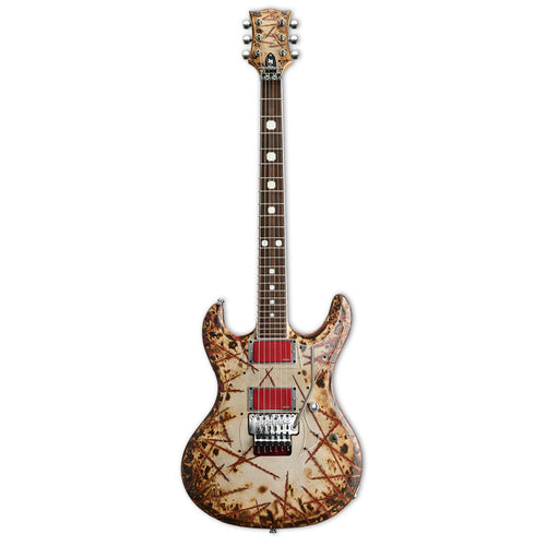 Đàn Guitar Điện ESP E-II RZK-I Burnt Distressed & Burny