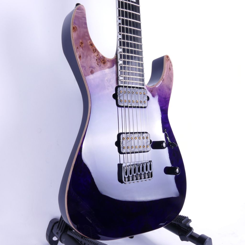 Đàn Guitar Điện ESP E-II M-II 7 NT Purple Natural Fade