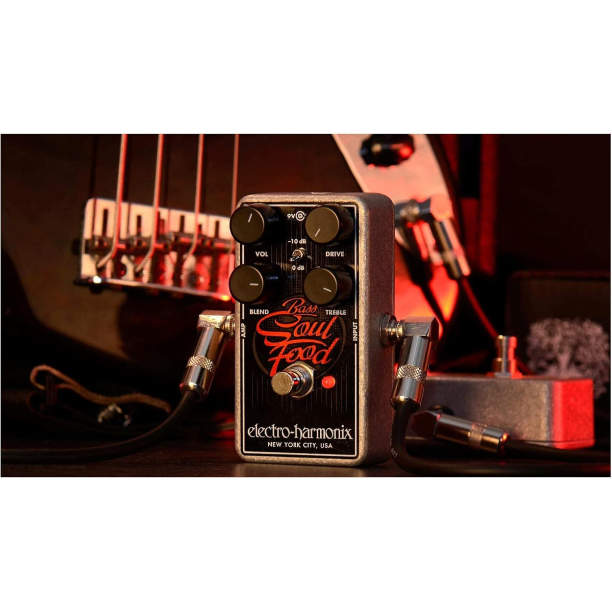 Electro Harmonix Bass Soul Food Transparent Bass Overdrive Pedal