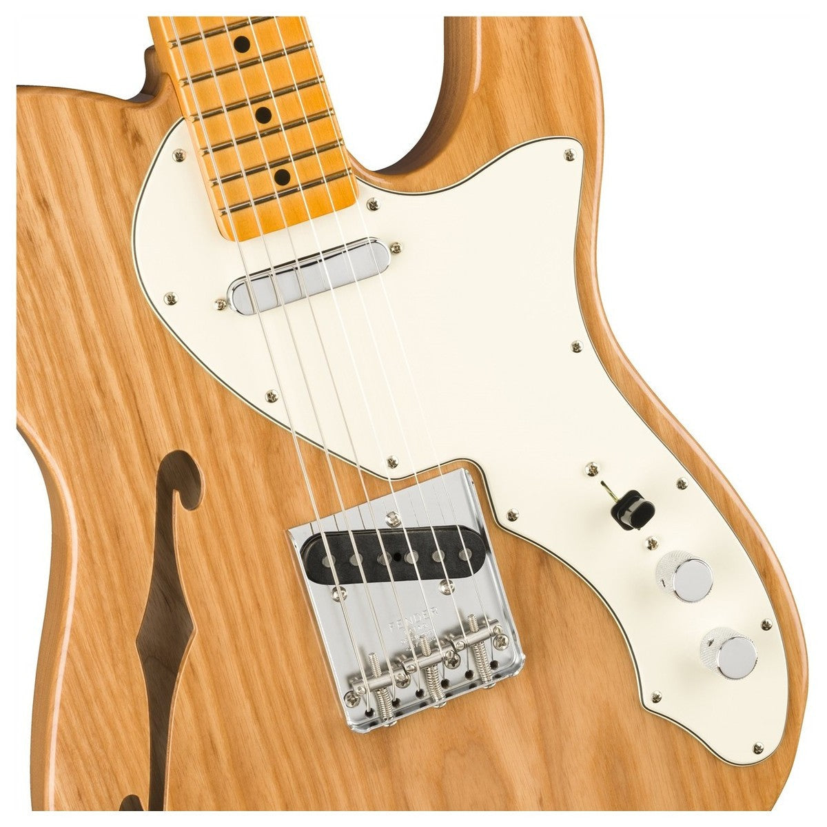 Đàn Guitar Điện Fender American Original 60s Telecaster Thinline SS, Maple Fingerboard