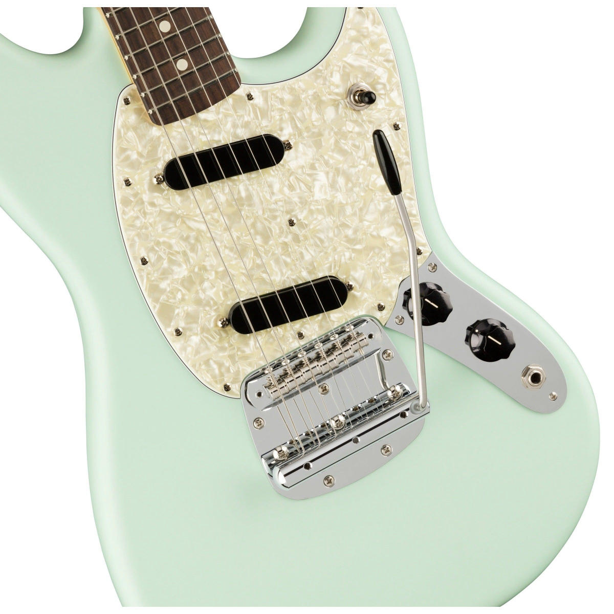 Đàn Guitar Điện Fender American Performer Mustang, Rosewood Fingerboard, Satin Sonic Blue, #0115510372