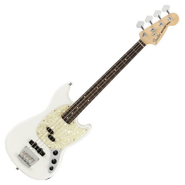 Đàn Guitar Bass Fender American Performer Mustang Bass, Rosewood Fingerboard, Arctic White, #0198620380