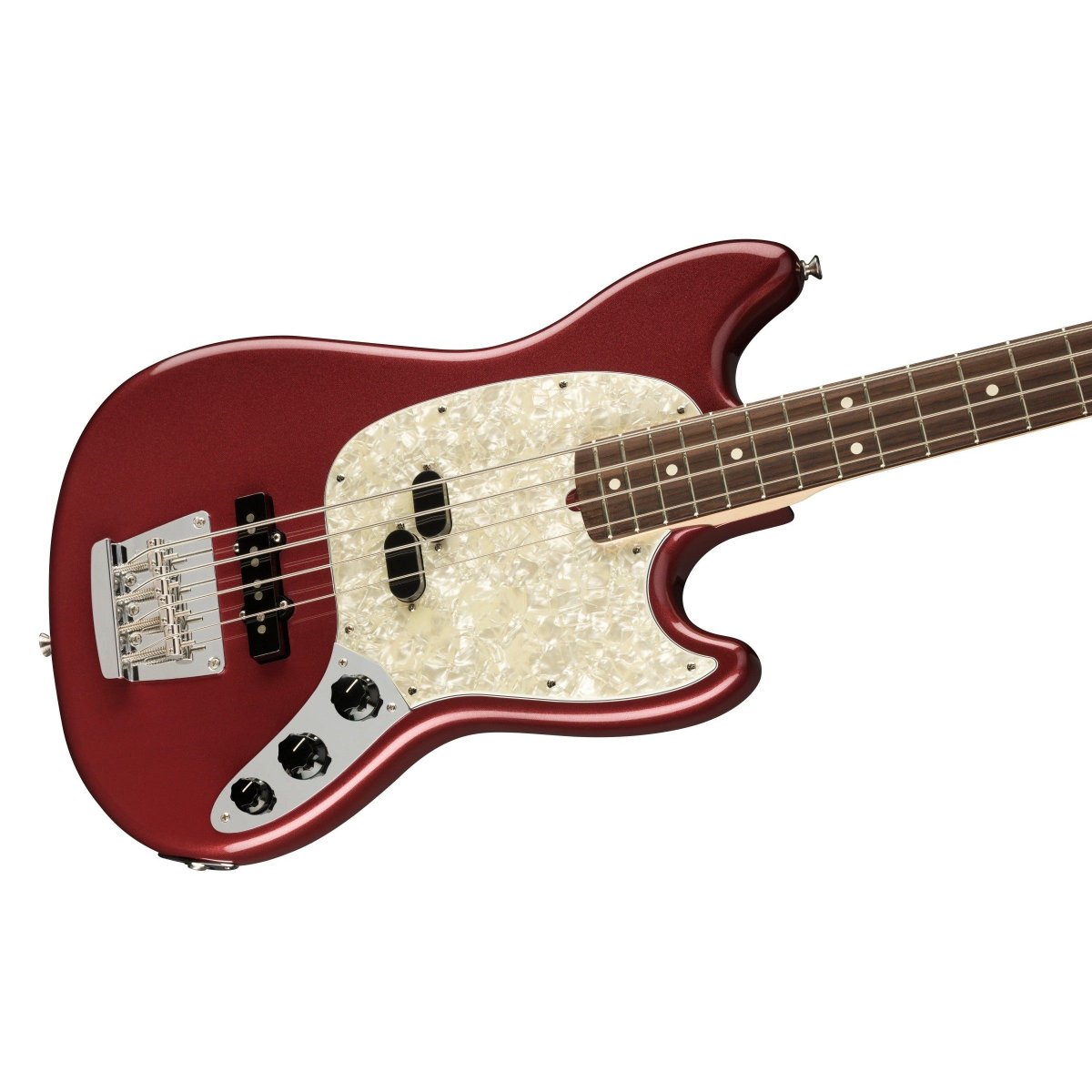 Đàn Guitar Bass Fender American Performer Mustang Bass, Rosewood Fingerboard, Aubergine, #0198620345