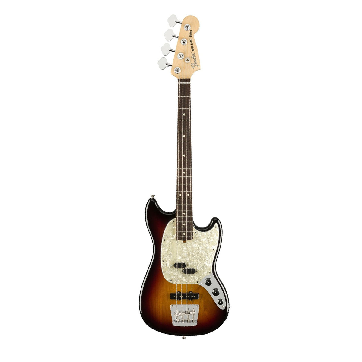 Đàn Guitar Bass Fender American Performer Mustang Bass, Rosewood Fingerboard, 3 Tone Sunburst, #0198620300