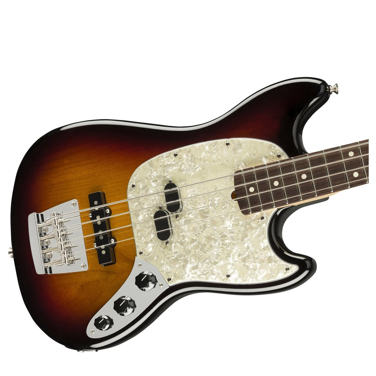 Đàn Guitar Bass Fender American Performer Mustang Bass, Rosewood Fingerboard, 3 Tone Sunburst, #0198620300