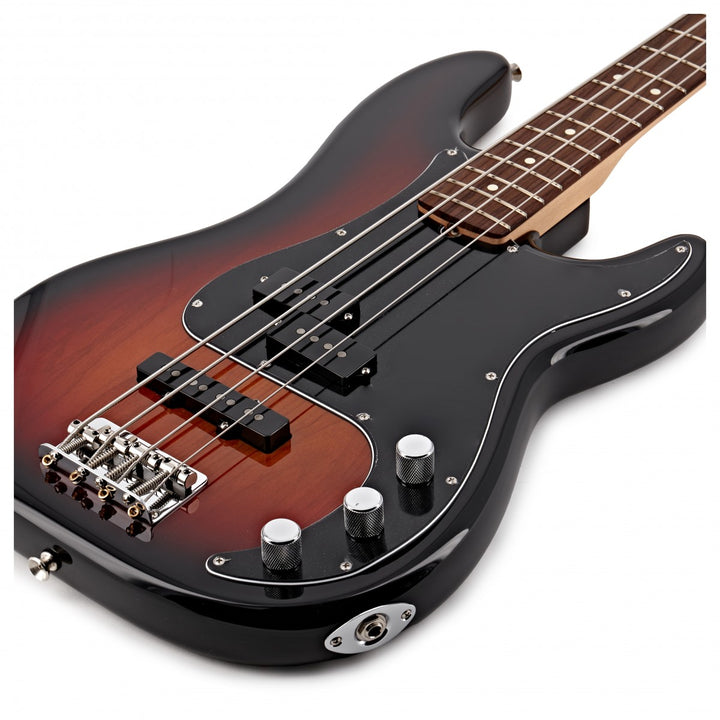 Đàn Guitar Điện Fender American Performer Precision Bass, Rosewood Fingerboard, 3-Tone Sunburst w/Bag, #0198600300