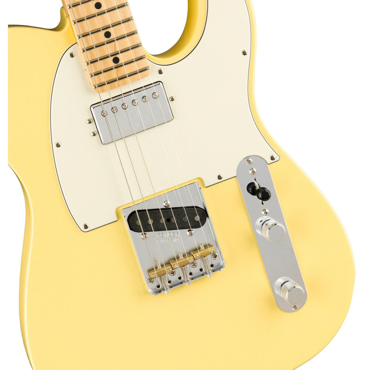 Đàn Guitar Điện Fender American Performer Telecaster Hum, Maple Fingerboard, Vintage White, #0115122341