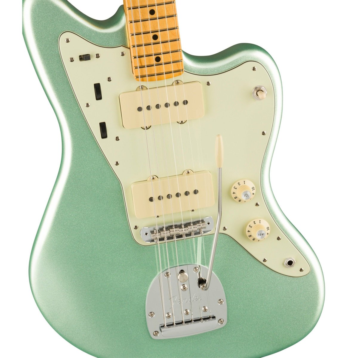 Đàn Guitar Điện Fender American Professional II Jazzmaster, Maple Fingerboard, Mystic Surf Green w/Case, #0113972718