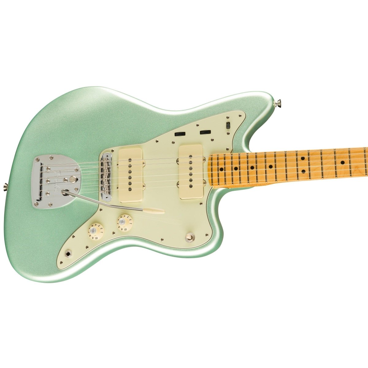 Đàn Guitar Điện Fender American Professional II Jazzmaster, Maple Fingerboard, Mystic Surf Green w/Case, #0113972718