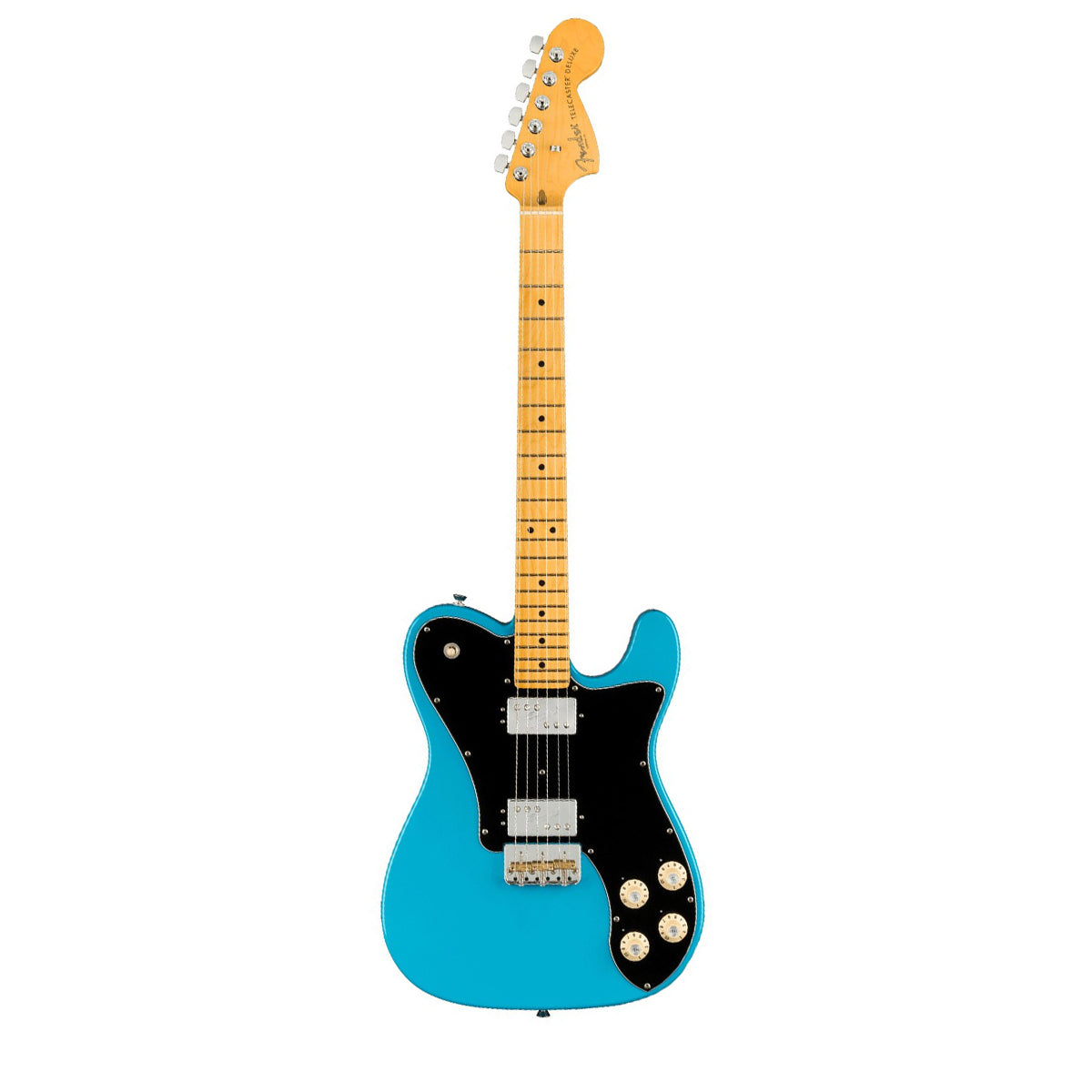 Đàn Guitar Điện Fender American Pro II Telecaster Deluxe, Miami Blue, #0113962719